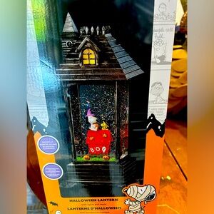 Snoopy Peanuts Halloween Lantern with Lights and Music